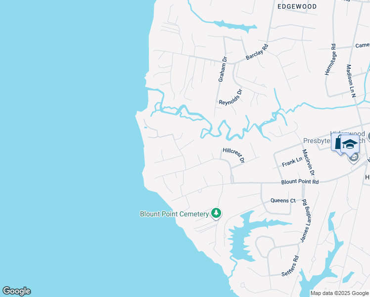 map of restaurants, bars, coffee shops, grocery stores, and more near 24 Amy Brooks Drive in Newport News