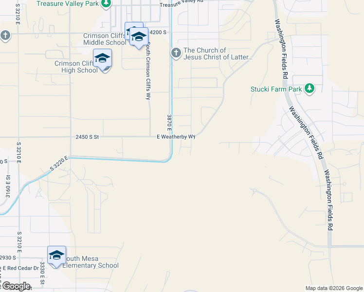 map of restaurants, bars, coffee shops, grocery stores, and more near 3870 East in Washington