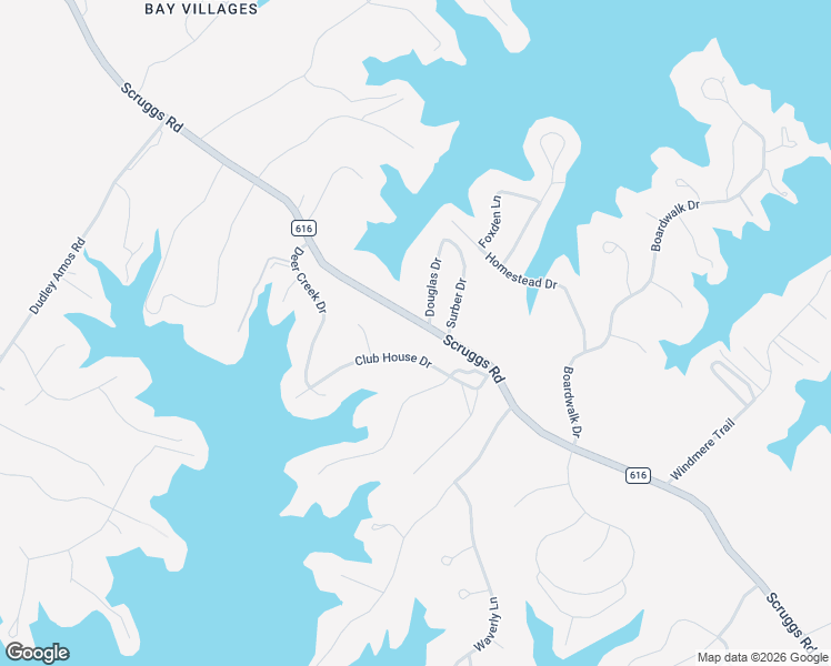 map of restaurants, bars, coffee shops, grocery stores, and more near State Route 616 in Moneta