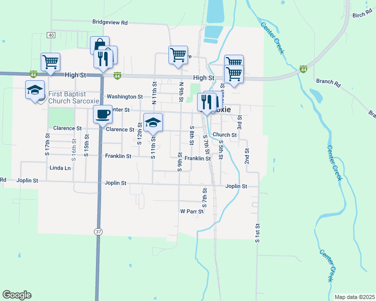 220 South 9th Street, Sarcoxie MO Walk Score