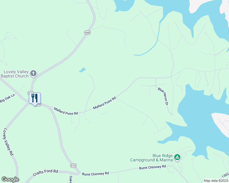 map of restaurants, bars, coffee shops, grocery stores, and more near 573 Mallard Point Road in Wirtz