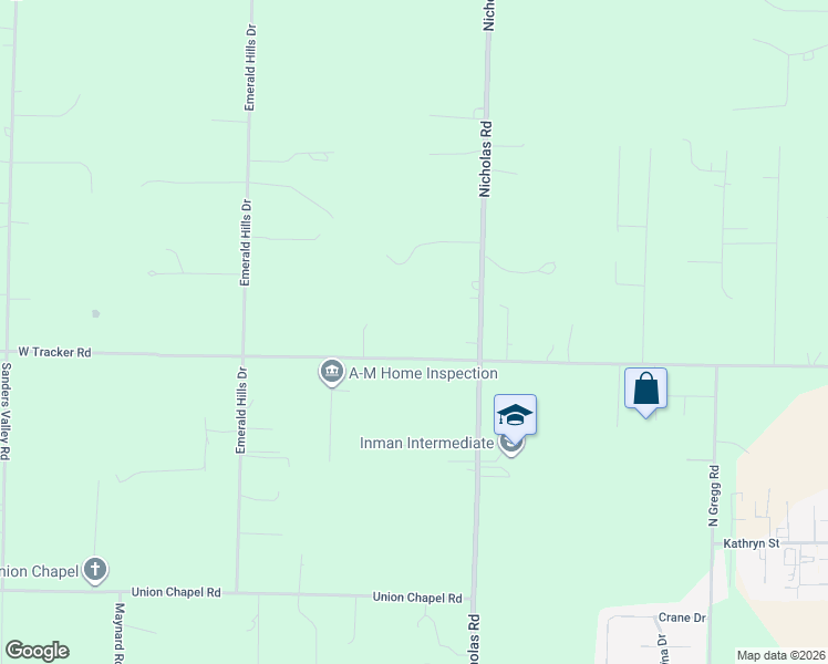 map of restaurants, bars, coffee shops, grocery stores, and more near 1346 West Tracker Road in Nixa