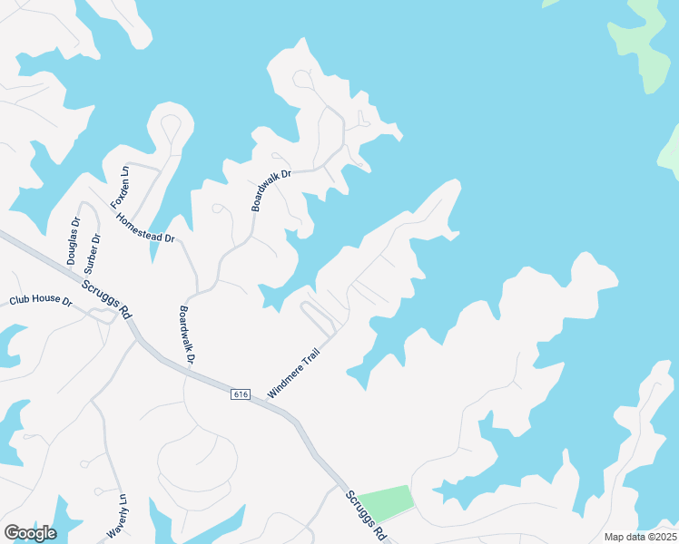 map of restaurants, bars, coffee shops, grocery stores, and more near 159 Windmere Trail in Moneta