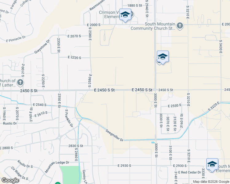 map of restaurants, bars, coffee shops, grocery stores, and more near in St. George
