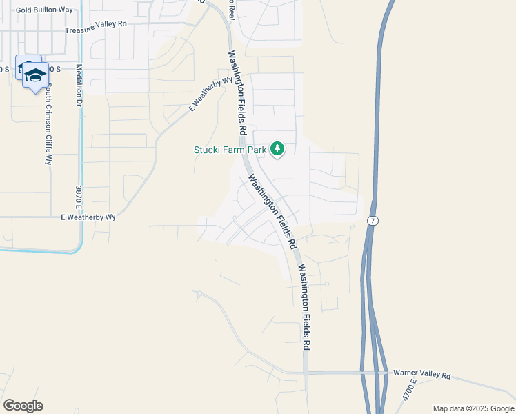 map of restaurants, bars, coffee shops, grocery stores, and more near 4707 South Homestead Way in Washington