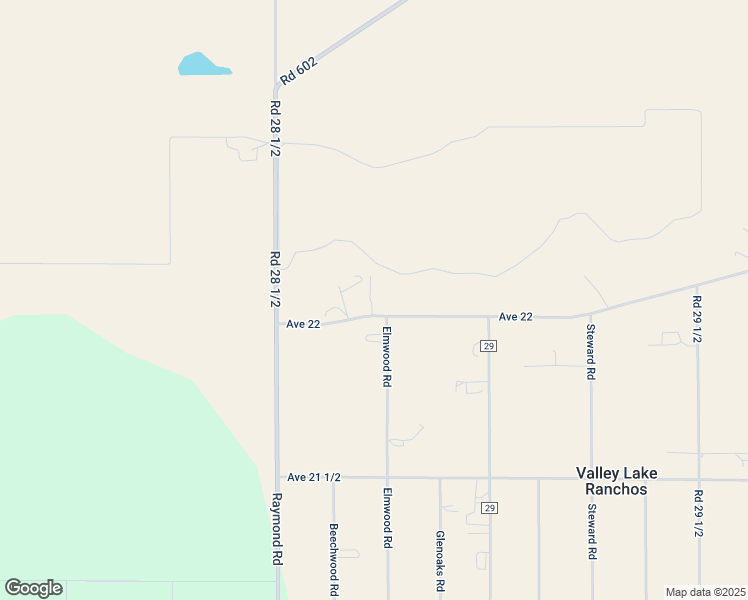 map of restaurants, bars, coffee shops, grocery stores, and more near 22025 Melrose Court in Madera