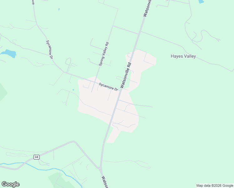 map of restaurants, bars, coffee shops, grocery stores, and more near 13415 Sycamore Drive in Morgan Hill