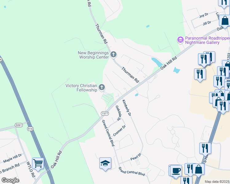 map of restaurants, bars, coffee shops, grocery stores, and more near 1-199 Deck Drive in Somerset