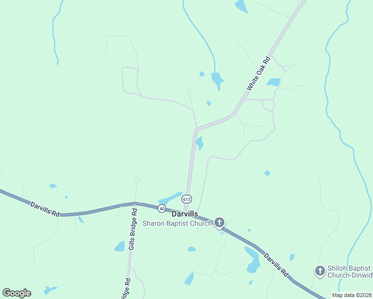 map of restaurants, bars, coffee shops, grocery stores, and more near 4024 White Oak Road in Blackstone
