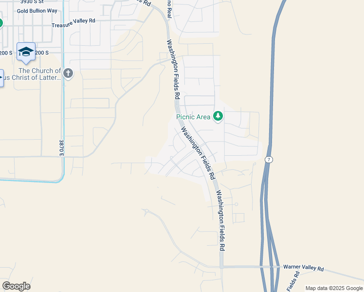 map of restaurants, bars, coffee shops, grocery stores, and more near 4714 South Homestead Way in Washington