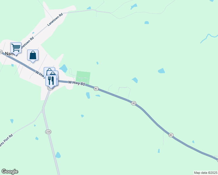 map of restaurants, bars, coffee shops, grocery stores, and more near Bobtown in Pulaski County