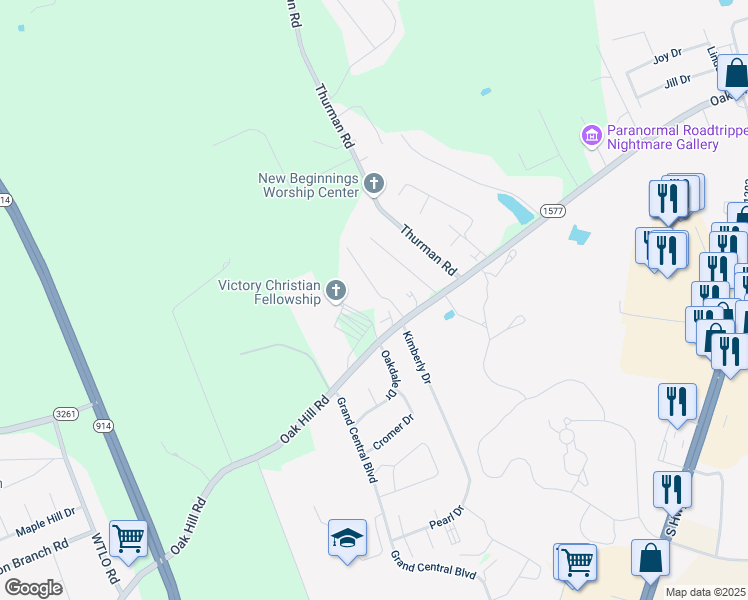 map of restaurants, bars, coffee shops, grocery stores, and more near 1-199 Deck Drive in Somerset