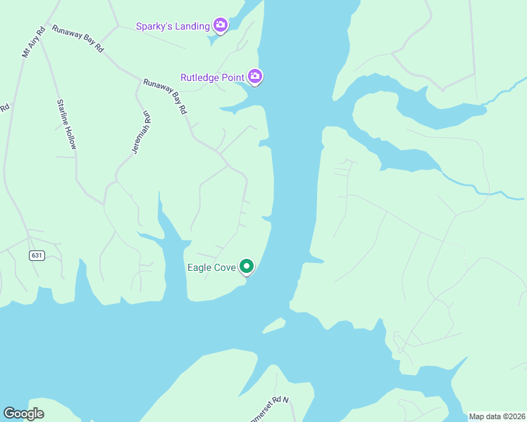 map of restaurants, bars, coffee shops, grocery stores, and more near 968 Runaway Bay Road in Lynch Station
