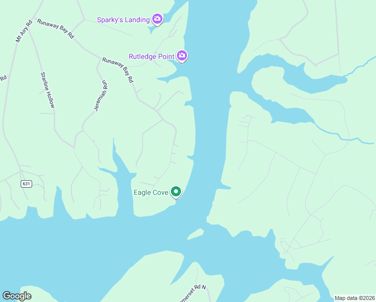 map of restaurants, bars, coffee shops, grocery stores, and more near 968 Runaway Bay Road in Lynch Station