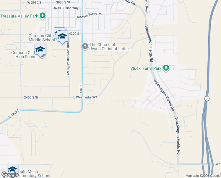 map of restaurants, bars, coffee shops, grocery stores, and more near 484 East Weatherby Way in Washington