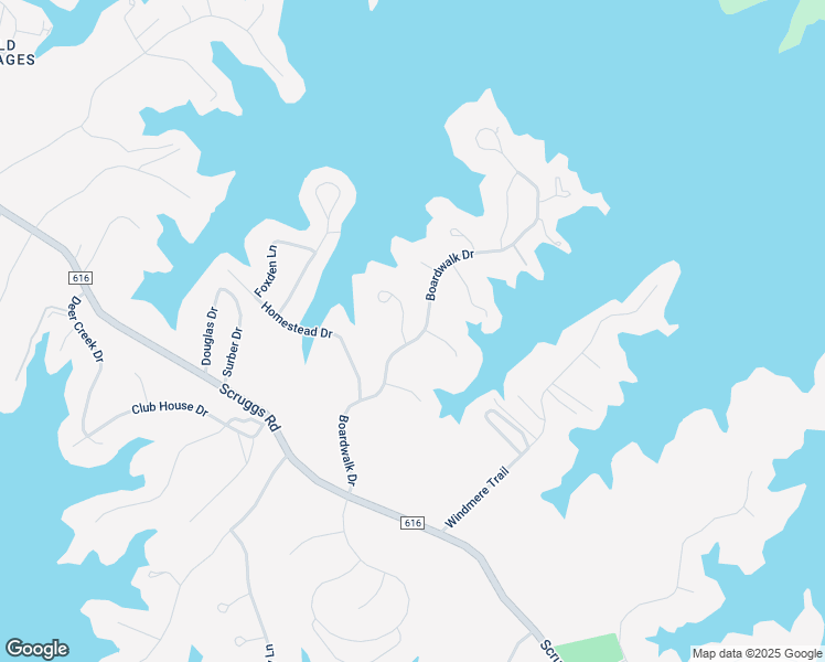 map of restaurants, bars, coffee shops, grocery stores, and more near Boardwalk Drive in North Shore