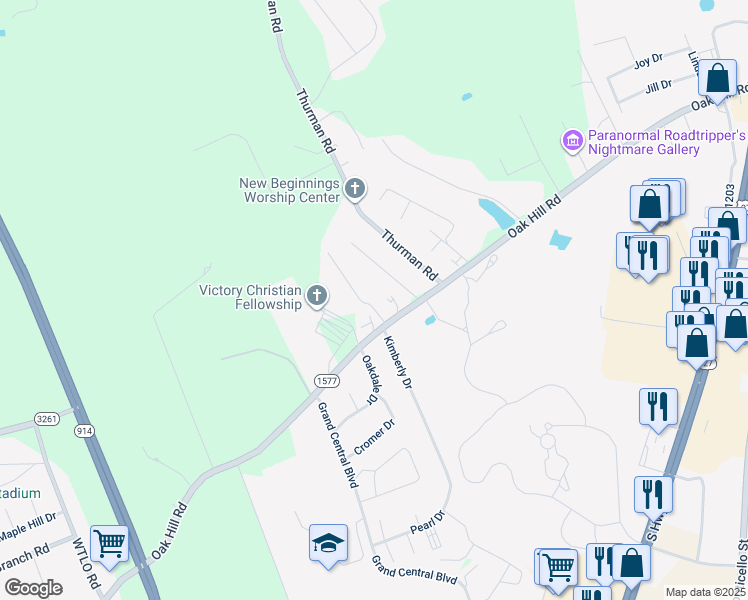 map of restaurants, bars, coffee shops, grocery stores, and more near 62 Deck Drive in Somerset