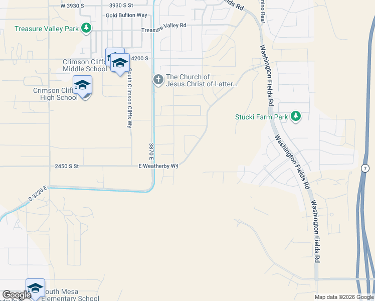 map of restaurants, bars, coffee shops, grocery stores, and more near 463 East Weatherby Way in Washington