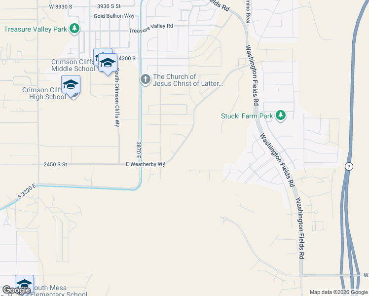 map of restaurants, bars, coffee shops, grocery stores, and more near 484 East Weatherby Way in Washington
