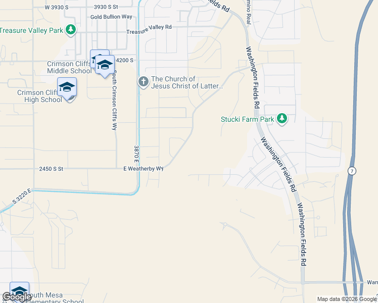 map of restaurants, bars, coffee shops, grocery stores, and more near 496 East Weatherby Way in Washington