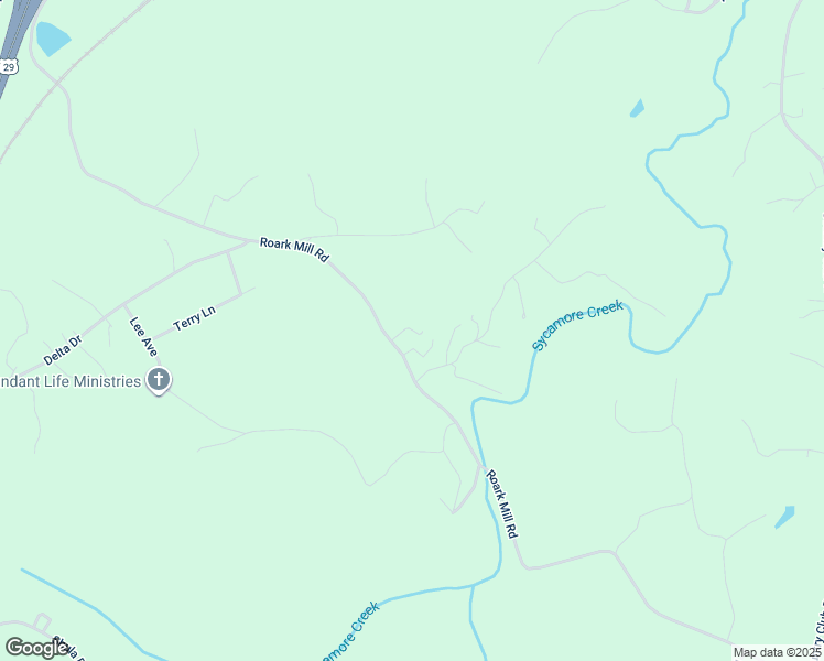 map of restaurants, bars, coffee shops, grocery stores, and more near 1541 Roark Mill Road in Hurt