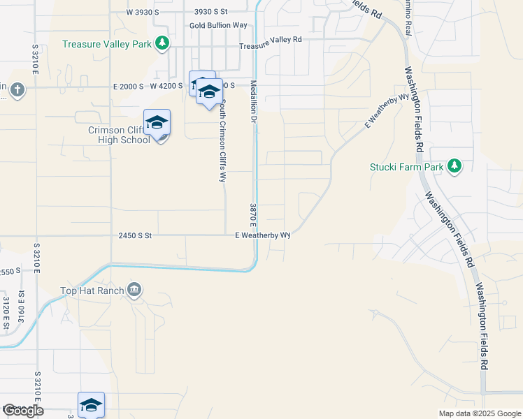 map of restaurants, bars, coffee shops, grocery stores, and more near 302 Mayfield Woods Lane in Washington