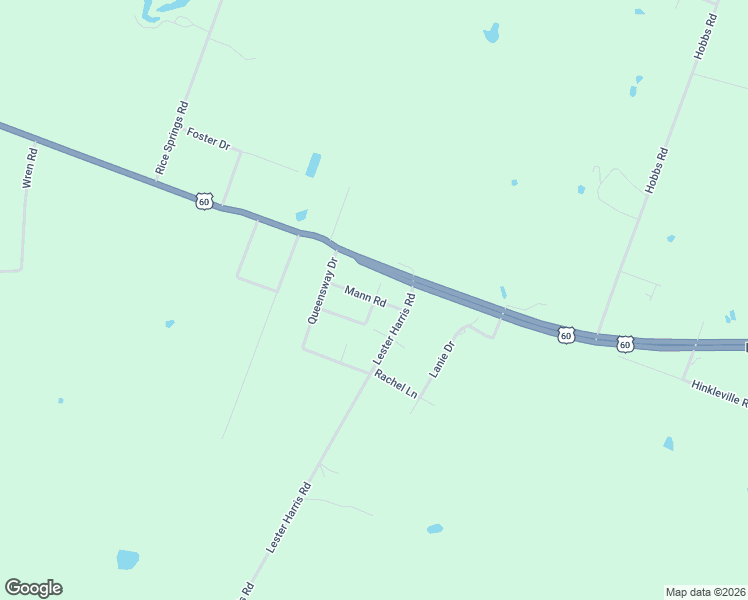 map of restaurants, bars, coffee shops, grocery stores, and more near 11200 Mann Road in Kevil