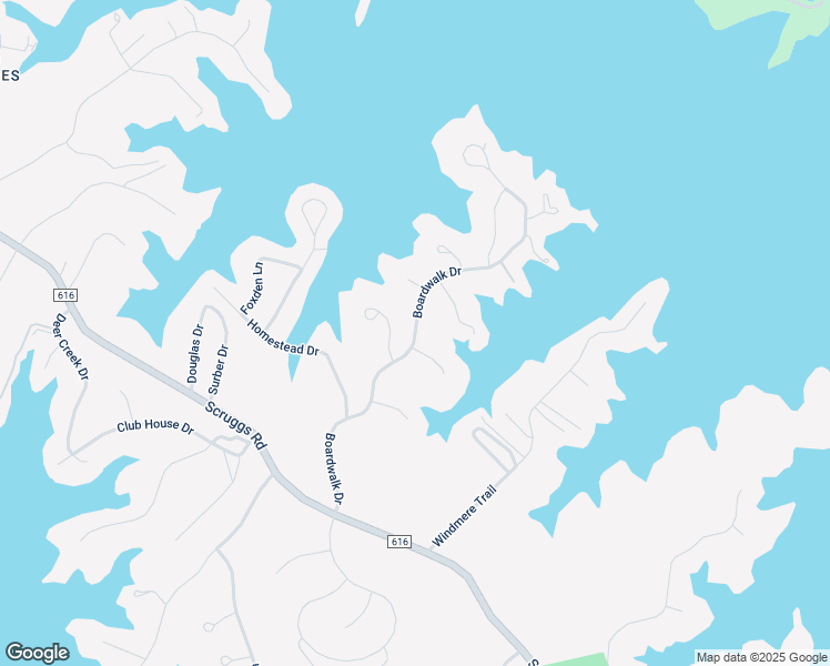 map of restaurants, bars, coffee shops, grocery stores, and more near Boardwalk Drive in North Shore
