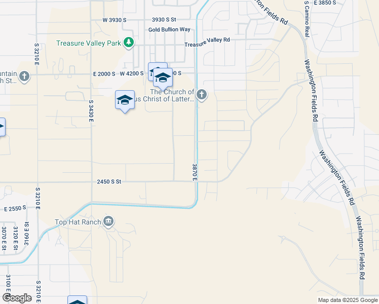 map of restaurants, bars, coffee shops, grocery stores, and more near 2308 South Breckenridge Drive in Washington
