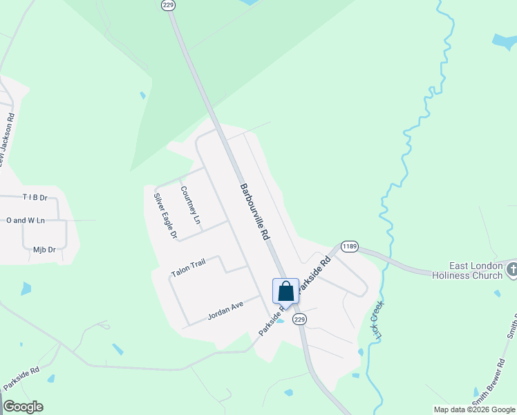 map of restaurants, bars, coffee shops, grocery stores, and more near 3446 Barbourville Road in London