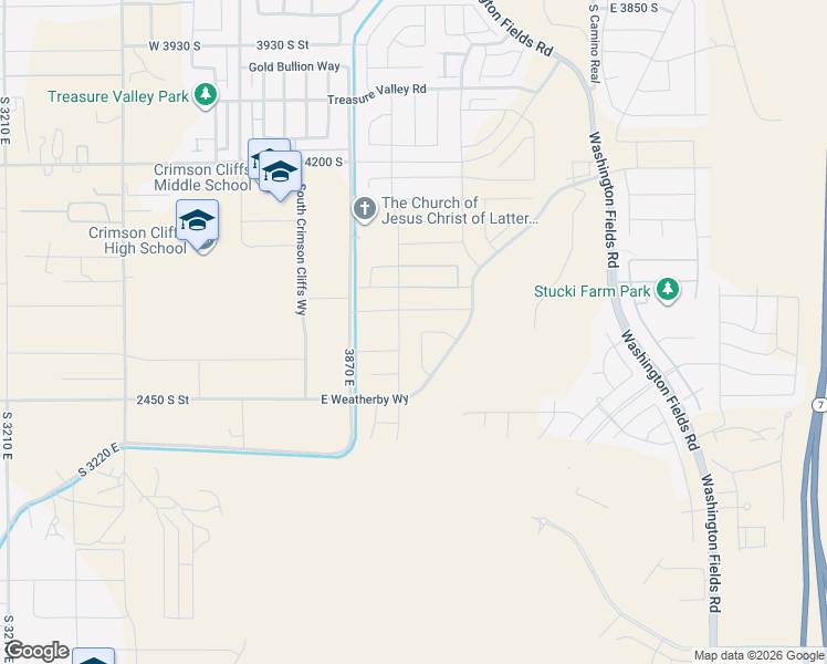 map of restaurants, bars, coffee shops, grocery stores, and more near 4602 South Malt House Cove in Washington