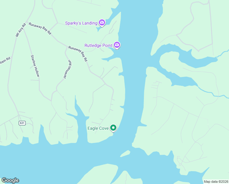 map of restaurants, bars, coffee shops, grocery stores, and more near 890 Runaway Bay Rd in Lynch Station