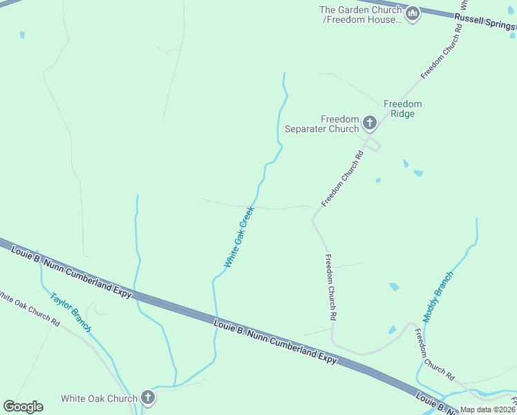 map of restaurants, bars, coffee shops, grocery stores, and more near L Sullivan Road in Adair County