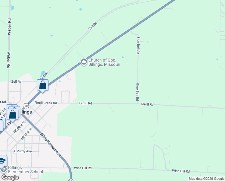 map of restaurants, bars, coffee shops, grocery stores, and more near in Billings