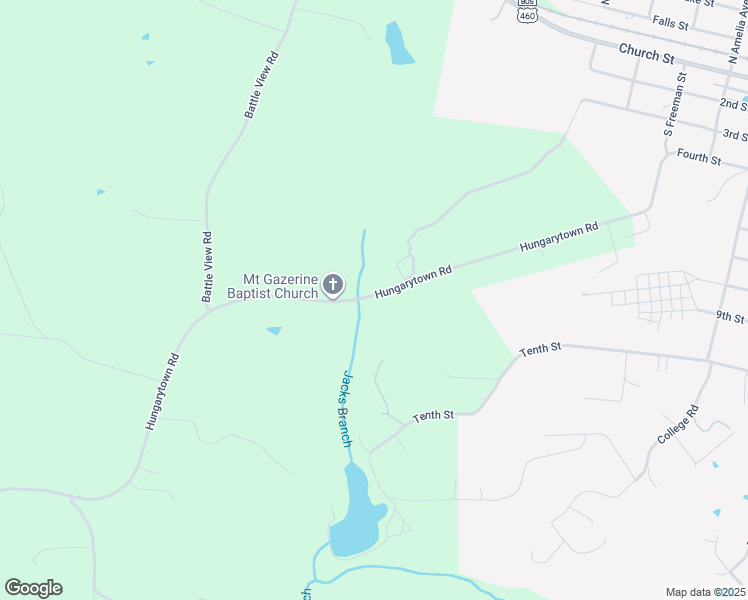 map of restaurants, bars, coffee shops, grocery stores, and more near 1559 Hungarytown Road in Blackstone