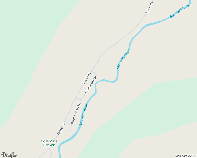 map of restaurants, bars, coffee shops, grocery stores, and more near 30-98 Montezuma Circle in Pagosa Springs