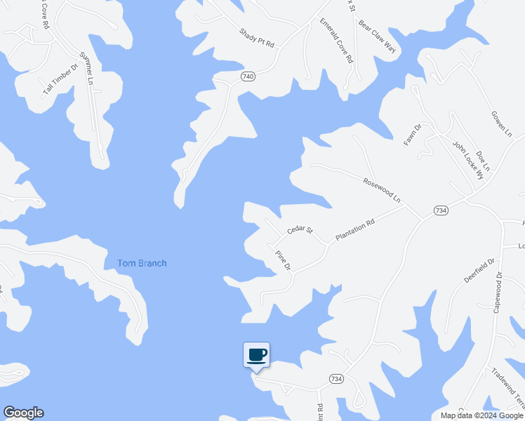 map of restaurants, bars, coffee shops, grocery stores, and more near 105 Preston Drive in Bedford