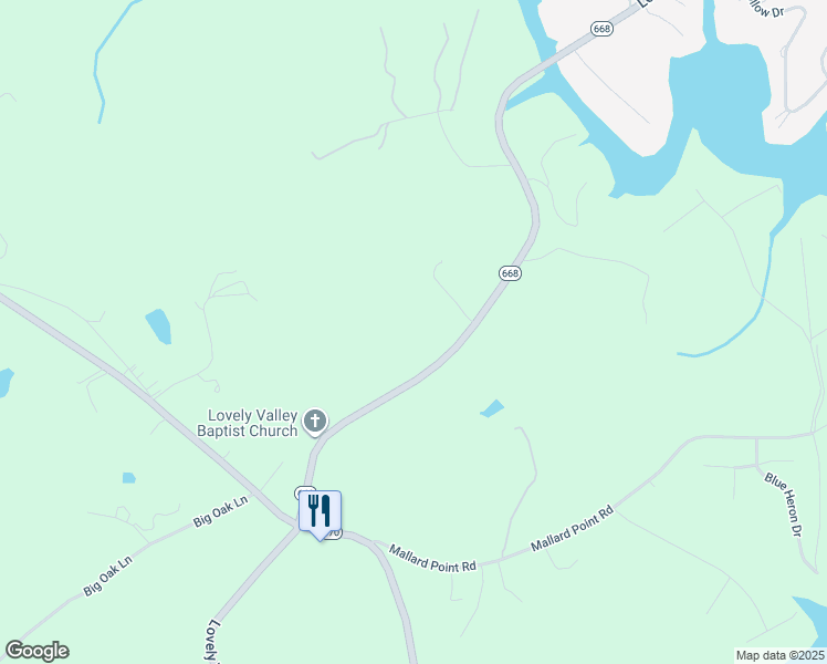 map of restaurants, bars, coffee shops, grocery stores, and more near 1075 Lovely Valley Road in Franklin