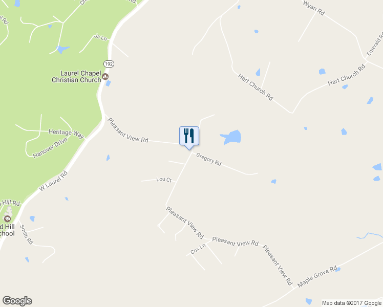 map of restaurants, bars, coffee shops, grocery stores, and more near 552 Pleasant View Road in London