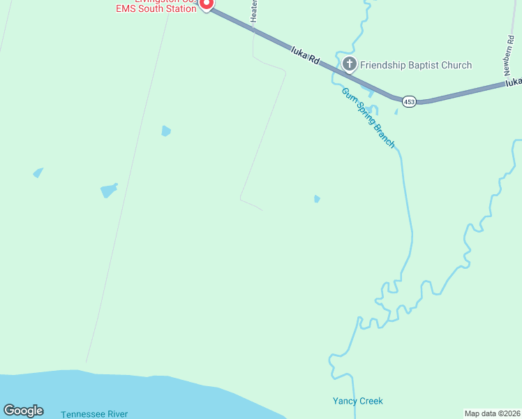 map of restaurants, bars, coffee shops, grocery stores, and more near 757 Bloodworth Road in Smithland
