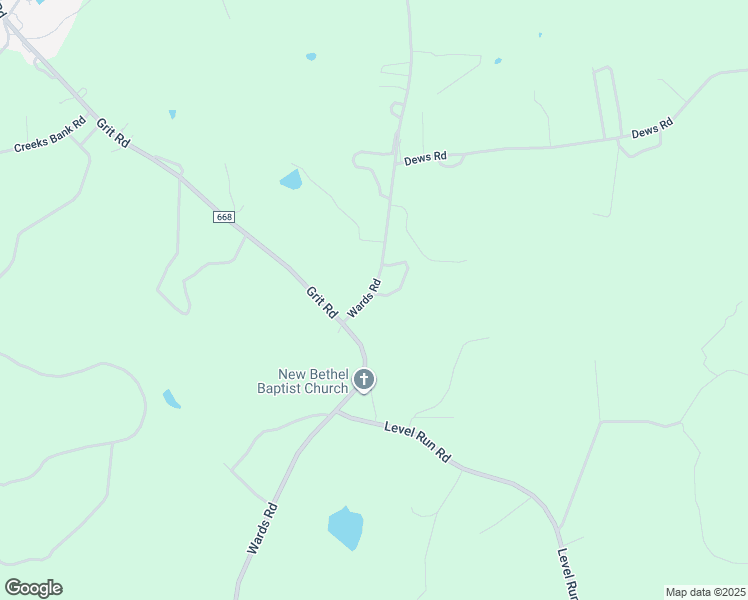 map of restaurants, bars, coffee shops, grocery stores, and more near 3880 Wards Road in Hurt