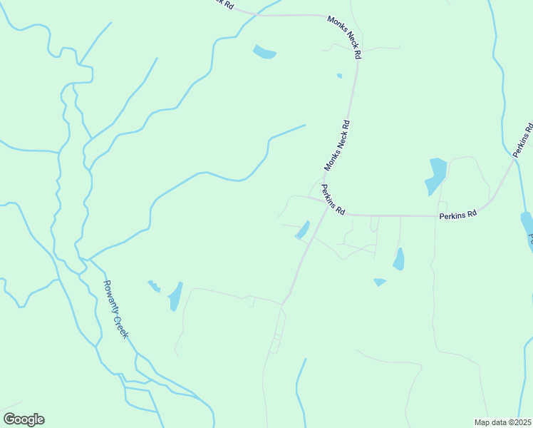 map of restaurants, bars, coffee shops, grocery stores, and more near 14601 Monks Neck Road in Petersburg