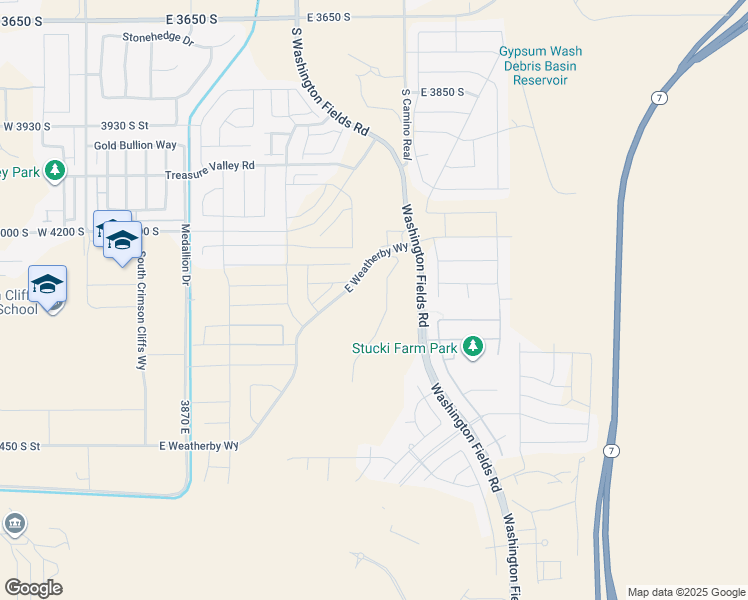 map of restaurants, bars, coffee shops, grocery stores, and more near 4234 Washington Fields Road in Washington