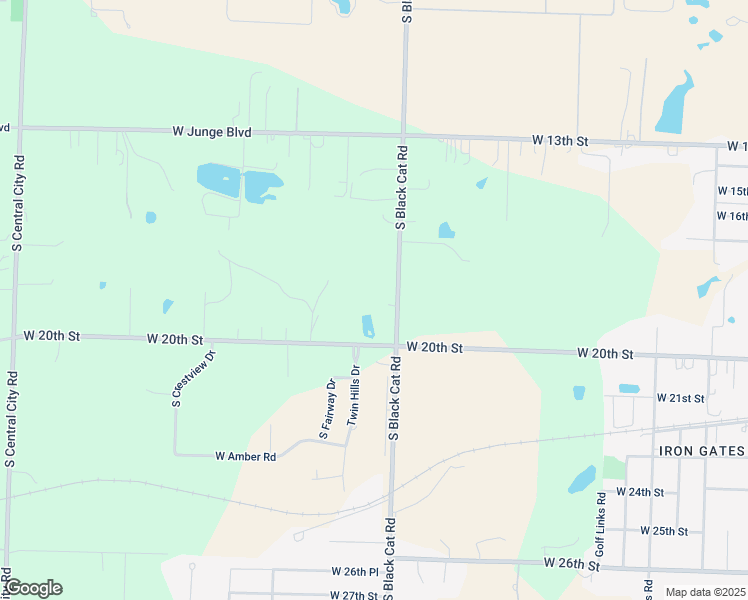 map of restaurants, bars, coffee shops, grocery stores, and more near 1722 South Black Cat Road in Joplin