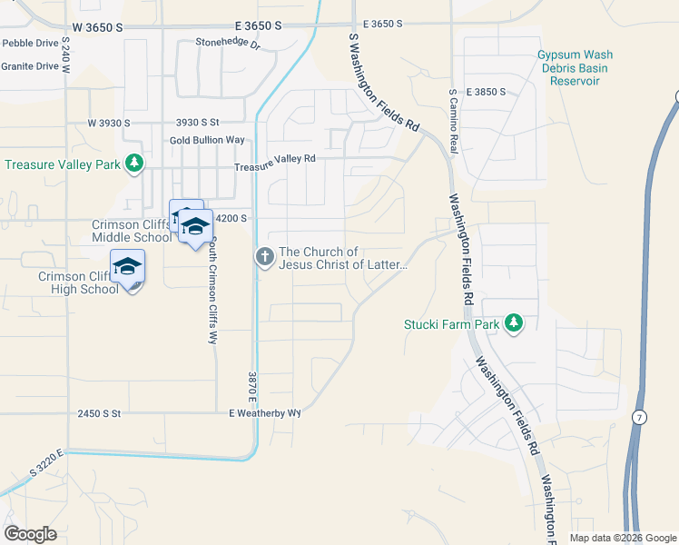 map of restaurants, bars, coffee shops, grocery stores, and more near 524 Bramish Place Drive in Washington