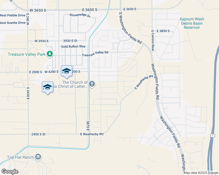 map of restaurants, bars, coffee shops, grocery stores, and more near Bramish Place Drive in Washington