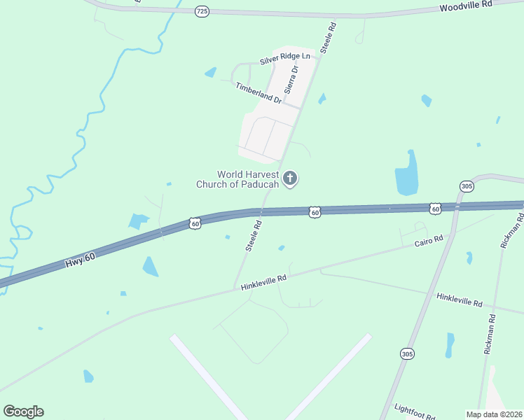 map of restaurants, bars, coffee shops, grocery stores, and more near U.S. 60 in McCracken