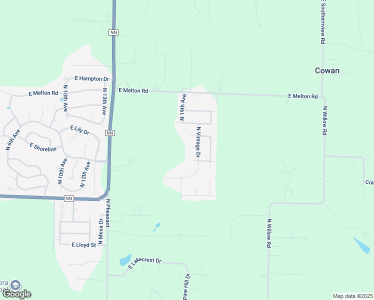 map of restaurants, bars, coffee shops, grocery stores, and more near 1913 East Whetstone in Ozark