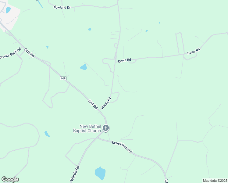 map of restaurants, bars, coffee shops, grocery stores, and more near 3988 Wards Road in Hurt