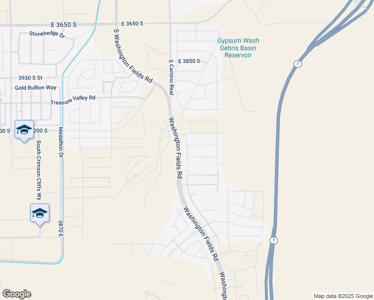 map of restaurants, bars, coffee shops, grocery stores, and more near 4346 Secretariat Drive in Washington